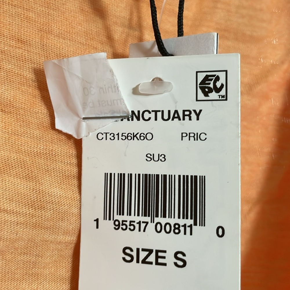Sanctuary Womens V Neck Knit T-Shirt, SIZE S, Prickley Pear - Picture 8 of 8